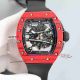 Richard Mille RM 061 Yohan Blake red Carbon Fiber rubber Strap Replica Watch (3)_th.jpg